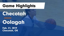 Checotah  vs Oolagah Game Highlights - Feb. 21, 2019
