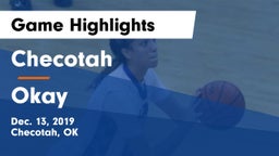 Checotah  vs Okay  Game Highlights - Dec. 13, 2019