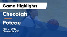 Checotah  vs Poteau  Game Highlights - Jan. 7, 2020