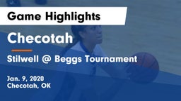 Checotah  vs Stilwell @ Beggs Tournament Game Highlights - Jan. 9, 2020