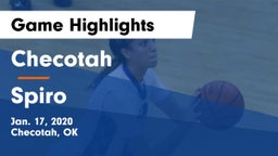 Checotah  vs Spiro  Game Highlights - Jan. 17, 2020
