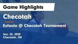 Checotah  vs Eufaula @ Checotah Tournament Game Highlights - Jan. 25, 2020