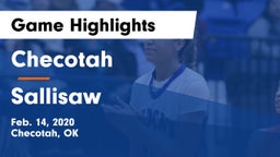 Checotah  vs Sallisaw  Game Highlights - Feb. 14, 2020