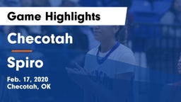 Checotah  vs Spiro  Game Highlights - Feb. 17, 2020