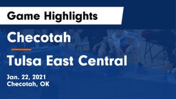Checotah  vs Tulsa East Central Game Highlights - Jan. 22, 2021
