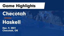 Checotah  vs Haskell  Game Highlights - Dec. 9, 2021