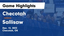 Checotah  vs Sallisaw  Game Highlights - Dec. 12, 2023