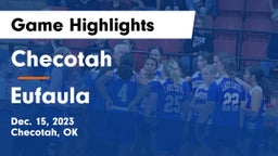 Checotah  vs Eufaula  Game Highlights - Dec. 15, 2023