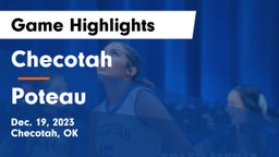 Checotah  vs Poteau  Game Highlights - Dec. 19, 2023