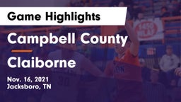 Campbell County  vs Claiborne  Game Highlights - Nov. 16, 2021