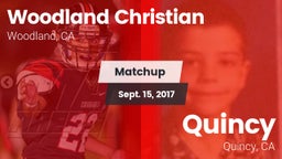 Matchup: Woodland Christian vs. Quincy  2017