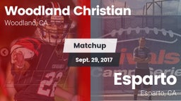Matchup: Woodland Christian vs. Esparto  2017