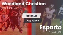 Matchup: Woodland Christian vs. Esparto  2018