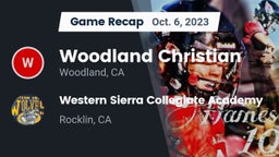Recap: Woodland Christian  vs. Western Sierra Collegiate Academy 2023