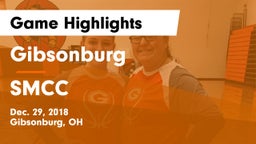 Gibsonburg  vs SMCC Game Highlights - Dec. 29, 2018