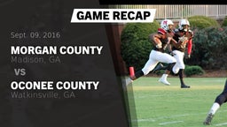 Recap: Morgan County  vs. Oconee County  2016