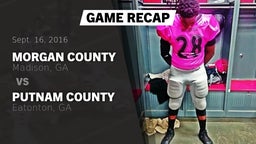 Recap: Morgan County  vs. Putnam County  2016
