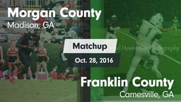 Matchup: Morgan County High S vs. Franklin County  2016