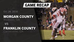 Recap: Morgan County  vs. Franklin County  2016