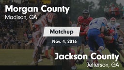 Matchup: Morgan County High S vs. Jackson County  2016