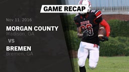 Recap: Morgan County  vs. Bremen  2016