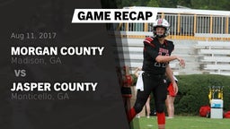 Recap: Morgan County  vs. Jasper County  2017