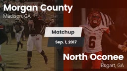 Matchup: Morgan County High S vs. North Oconee  2017