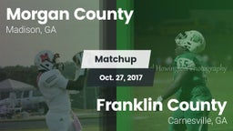 Matchup: Morgan County High S vs. Franklin County  2017