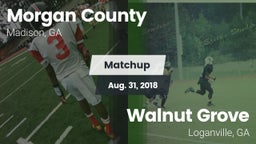 Matchup: Morgan County High S vs. Walnut Grove  2018