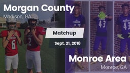 Matchup: Morgan County High S vs. Monroe Area  2018