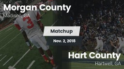 Matchup: Morgan County High S vs. Hart County  2018