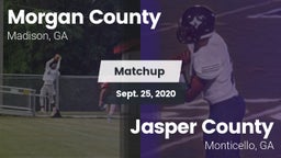 Matchup: Morgan County High S vs. Jasper County  2020