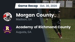 Recap: Morgan County  vs. Academy of Richmond County  2020