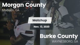 Matchup: Morgan County High S vs. Burke County 2020