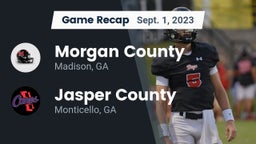 Recap: Morgan County  vs. Jasper County  2023