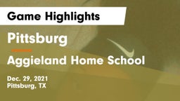 Pittsburg  vs Aggieland Home School Game Highlights - Dec. 29, 2021