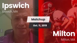 Matchup: Ipswich  vs. Milton  2019