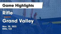 Rifle  vs Grand Valley  Game Highlights - Nov. 30, 2023