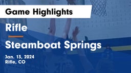 Rifle  vs Steamboat Springs  Game Highlights - Jan. 13, 2024