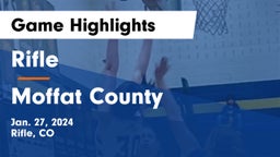 Rifle  vs Moffat County  Game Highlights - Jan. 27, 2024