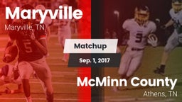 Matchup: Maryville High vs. McMinn County  2017