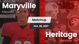 Matchup: Maryville High vs. Heritage  2017