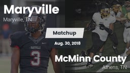 Matchup: Maryville High vs. McMinn County  2018