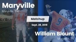 Matchup: Maryville High vs. William Blount  2018