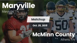 Matchup: Maryville High vs. McMinn County  2019