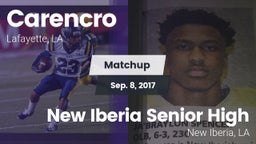 Matchup: Carencro  vs. New Iberia Senior High 2017