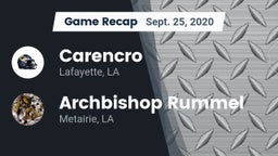 Recap: Carencro  vs. Archbishop Rummel  2020