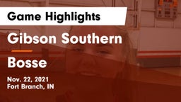 Gibson Southern  vs Bosse  Game Highlights - Nov. 22, 2021