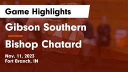 Gibson Southern  vs Bishop Chatard  Game Highlights - Nov. 11, 2023