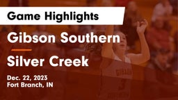 Gibson Southern  vs Silver Creek  Game Highlights - Dec. 22, 2023